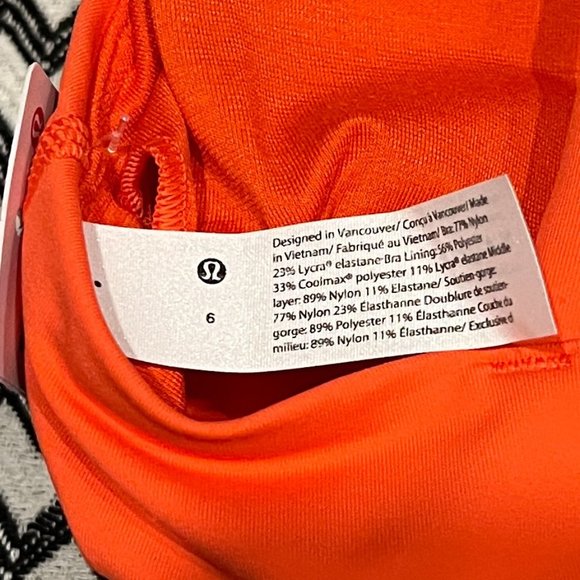 NWT Autumn Red Long Line Energy Bra - Picture 8 of 11